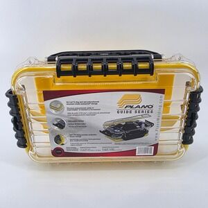 Plano Guide Series 1460 Waterproof Case Clear Yellow Polycarbonate Storage Box